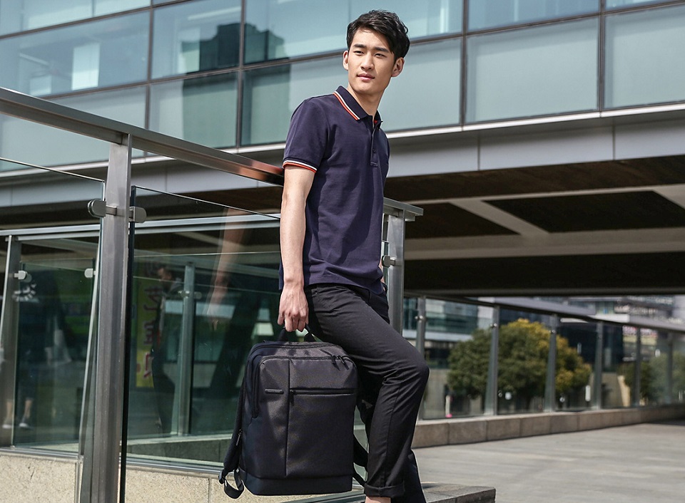 ryukzak dlya noutbuka xiaomi mi classic business backpack chyornyj