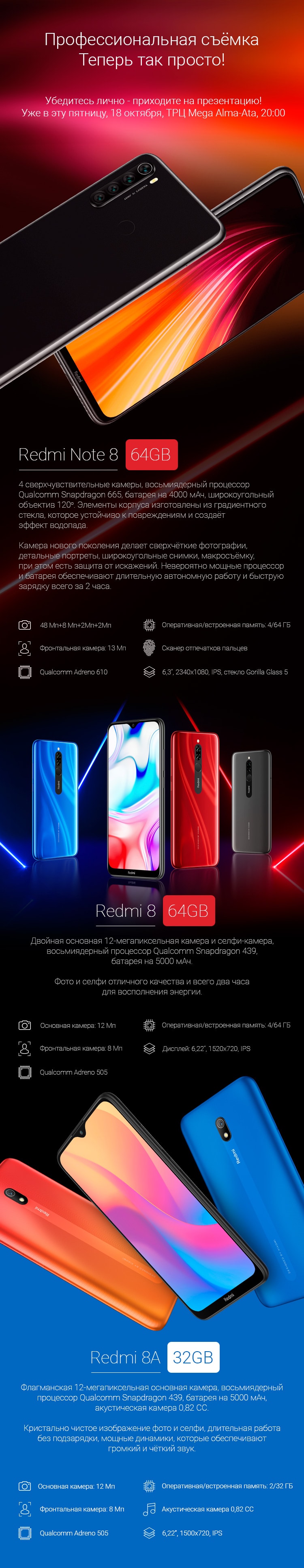 Новинки! Redmi by Xiaomi