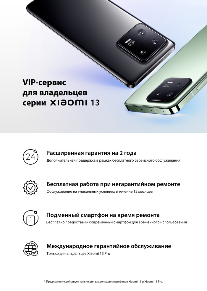 VIP-сервис для владельцев серии Xiaomi 13